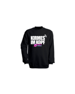 Sweat-Shirt "KIRMES IM KOPF" schwarz