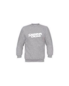 Sweat-Shirt "CARINA CRONE Logo" grau