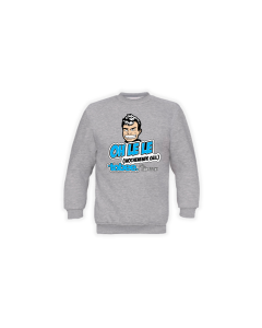 Sweat-Shirt "OH LE LE" grau