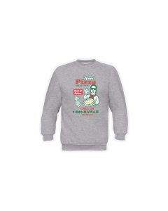 Sweat-Shirt "PIZZA HAWAII" grau