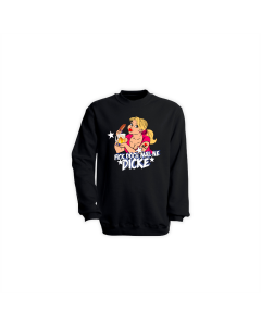 Sweat-Shirt "RESPEKT IN DEINER CLIQUE" schwarz