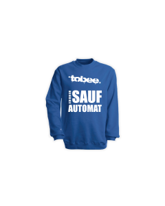 Sweat-Shirt "ICH BIN EIN SAUFAUTOMAT" blau
