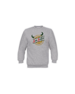 Sweat-Shirt „SAN BÜFFEL” grau