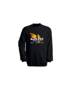 Sweat-Shirt "ALLES STEIF" schwarz