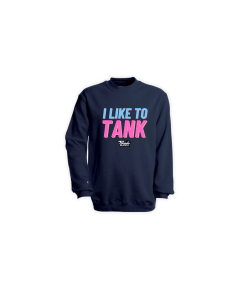Sweat-Shirt "I LIKE TO TANK" dunkelblau