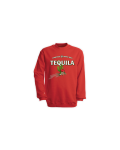 Sweat-Shirt "TEQUILA" rot