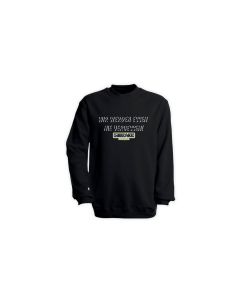 Sweat-Shirt "WIR WERDEN ESSEN NIE VERGESSEN" schwarz