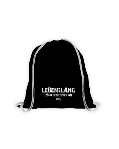 Stoffbeutel "LEBENSLANG" schwarz
