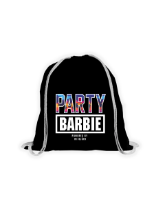 Stoffbeutel "PARTYBARBIE" schwarz