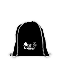 Stoffbeutel "ABRISS DUO Logo" schwarz