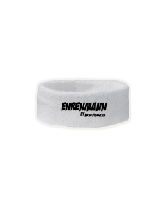 Schweiss-Stirnband "EHRENMANN" weiß