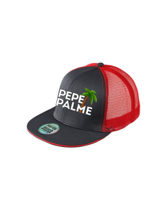 Cap "PEPE PALME Logo" schwarz, rot