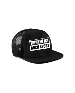 Cap "TRINKEN IST AUCH SPORT" schwarz