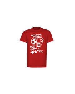T-Shirt "ALS FUSBALLER GESCHEITERT" rot