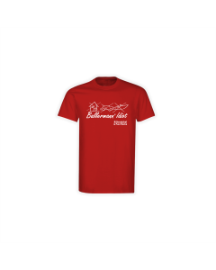 T-Shirt "BALLERMANN® IDIOT" rot