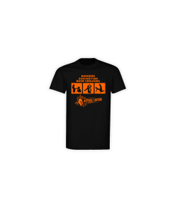 T-Shirt "BAGGERN, ZUSCHÜTTEN, ROHR VERLEGEN" schwarz