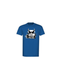 T-Shirt "DOPPELHORN" blau