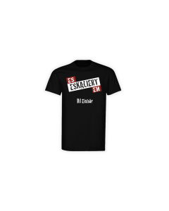 T-Shirt "ES ESKALIET EH" schwarz