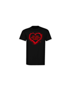 T-Shirt "WIR SIND EINE GROSSE FAMILIE" schwarz