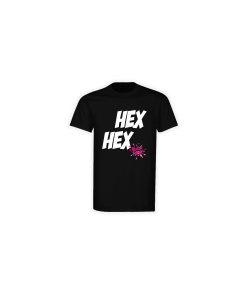 T-Shirt "HEX HEX" schwarz