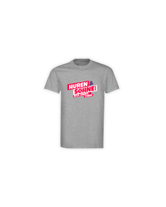 T-Shirt "HUREN & SÖHNE GMBH" grau