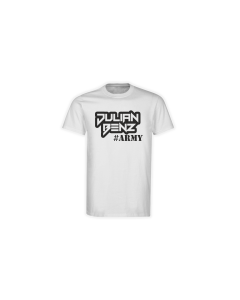 T-Shirt "JULIAN BENZ ARMY" weiß