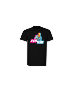 T-Shirt "JOOO LEUTE" schwarz