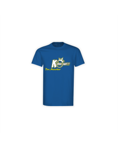 T-Shirt "KÖNIG AUF!!!" blau