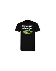 T-Shirt "ENTE GUT ALLES GUT" schwarz