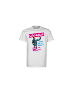 T-Shirt "LEICHTIGKEIT" weiß