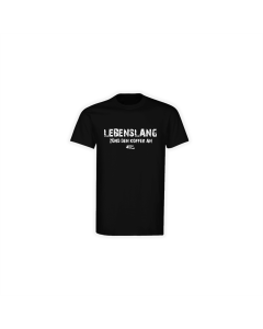 T-Shirt "LEBENSLANG" schwarz