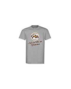 T-Shirt "BIELEFELDER PILSSTÜBCHEN Logo" (bunt) grau