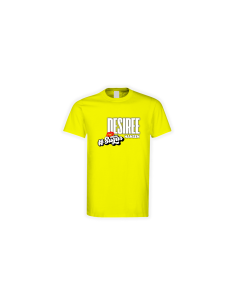 T-Shirt "DESIREE HANSEN Logo" gelb