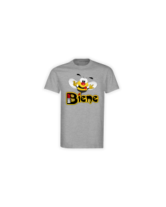 T-Shirt "DEEJAY BIENE Logo" grau