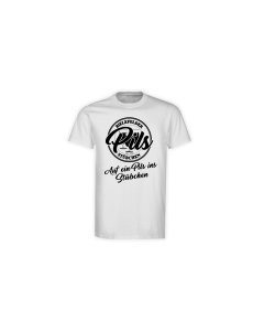 T-Shirt "BIELEFELDER PILSSTÜBCHEN Logo" weiß