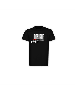 T-Shirt "DESIREE HANSEN Logo" schwarz