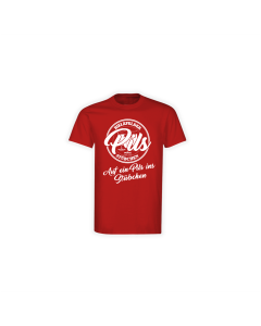 T-Shirt "BIELEFELDER PILSSTÜBCHEN Logo" rot