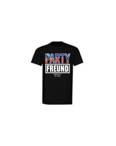 T-Shirt "Partyfreund" schwarz