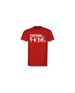 T-Shirt "PARTYGEIL" rot