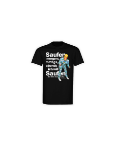 T-Shirt "SAUFEN" schwarz