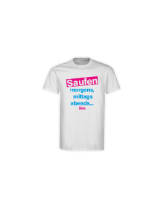 T-Shirt "SAUFEN Sonderangebot" weiß