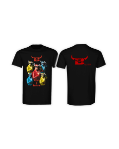T-Shirt "SEKTION DÄPPINGZONE" schwarz
