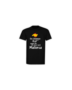 T-Shirt "STIMMEN IM KOPF" schwarz