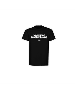 T-Shirt "WOCHENENDE DAUERSTRAMM" schwarz