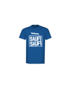 T-Shirt "SAUFI SAUFI" blau