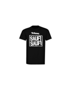 T-Shirt "SAUFI SAUFI" schwarz