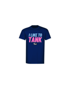 T-Shirt "I LIKE TO TANK" dunkelblau