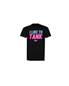T-Shirt "I LIKE TO TANK" schwarz