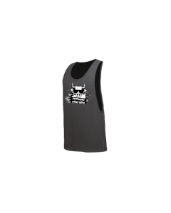 Tanktop "DOPPELHORN" neonschwarz