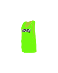 Tanktop "JEDER MUSS AN ETWAS GLAUBEN" neongrün